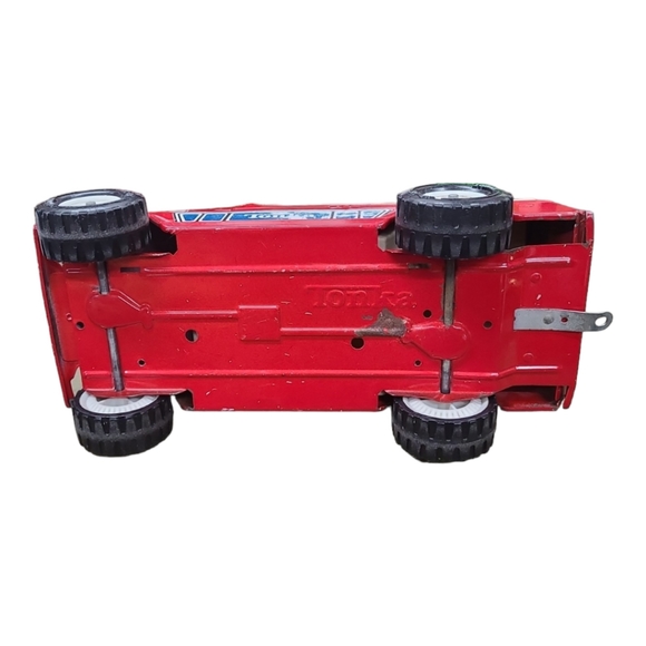 Vintage TONKA RED METAL JEEPSTER 1970's - Picture 8 of 11